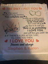 Load image into Gallery viewer, The Day I Met You Pillow Case Cover (Just Cover)
